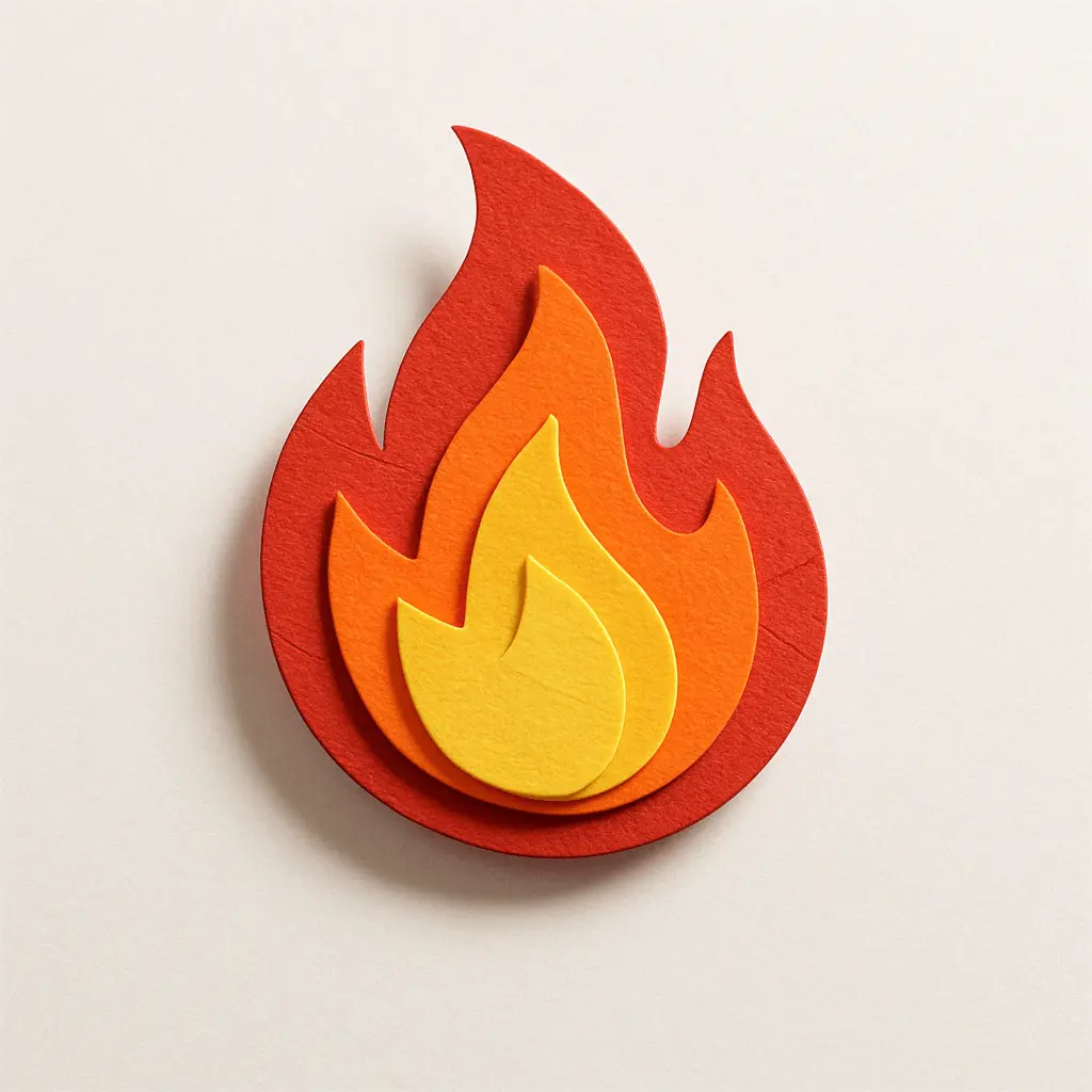 Paper Craft Style Emoji Icon - nano banana prompt