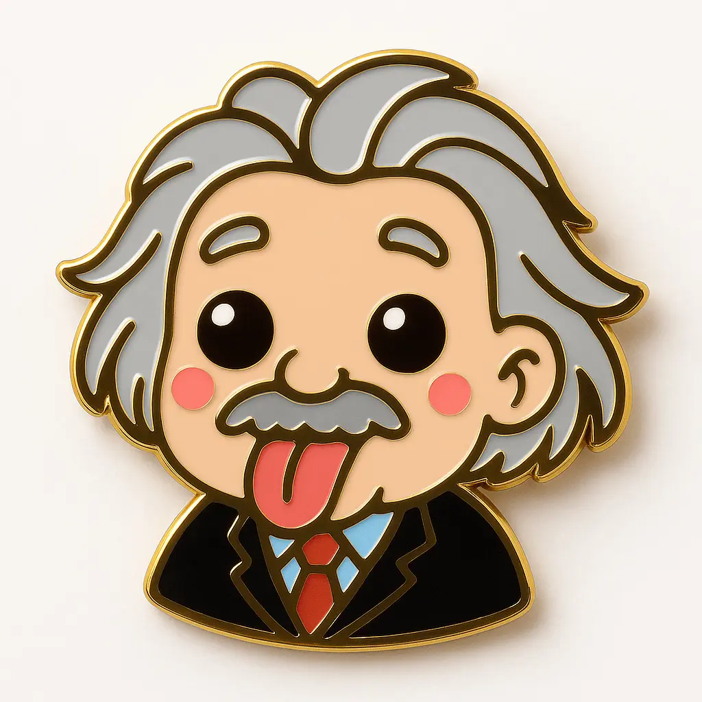 Kawaii Enamel Pin - nano banana prompt
