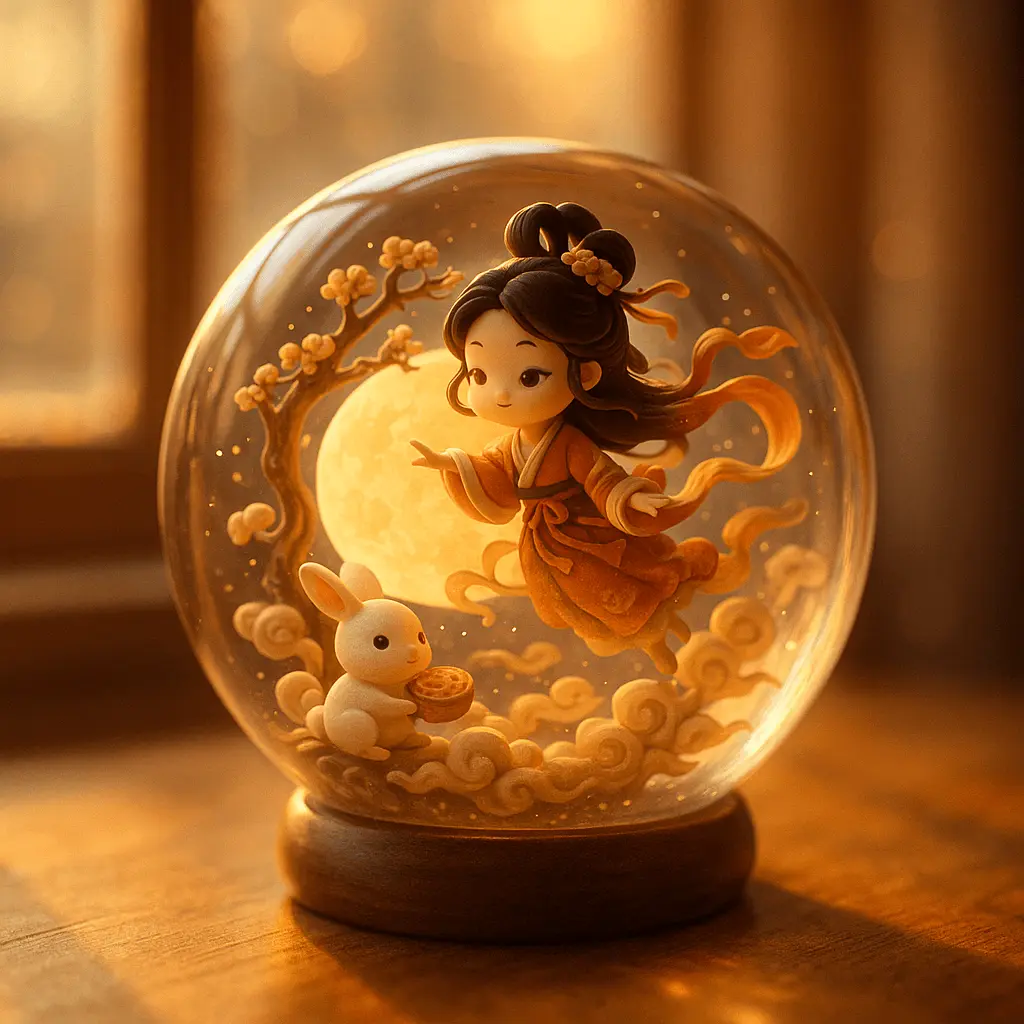 Story Scene in Crystal Ball - nano banana prompt