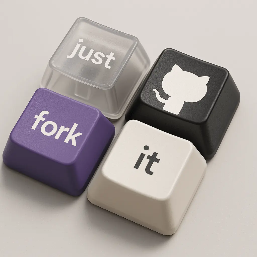 Branded Mechanical Keycaps - nano banana prompt