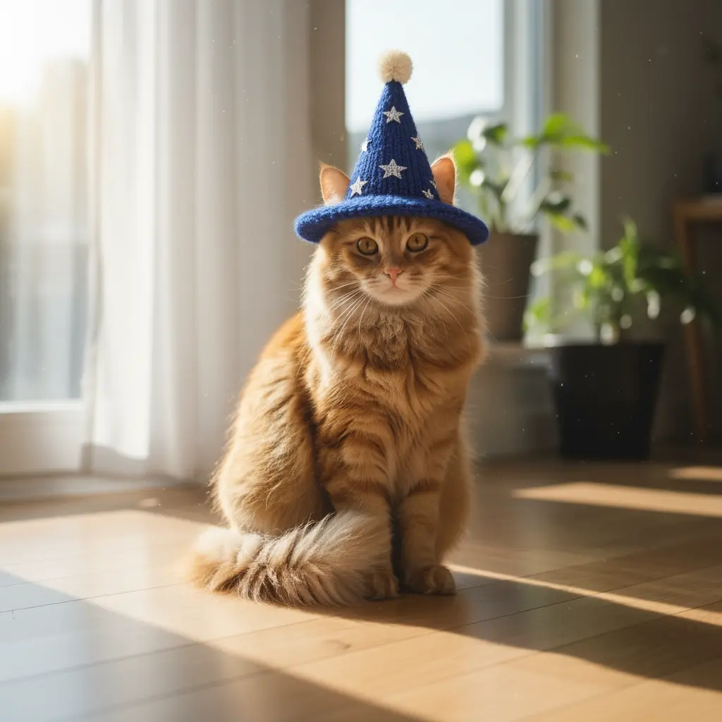 gemini prompt cat with hat - nano banana prompt
